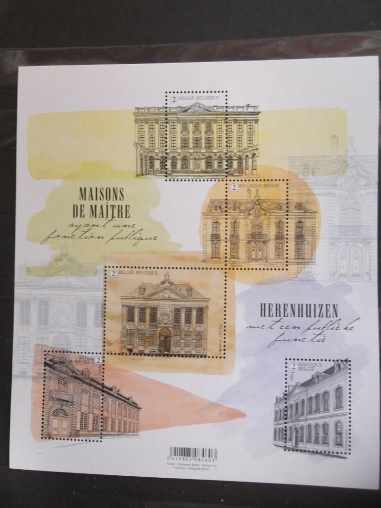 BL270 Maisons de maître -  Herenhuizen 2018 MNH, Enlèvement ou Envoi, Non oblitéré, Timbre-poste
