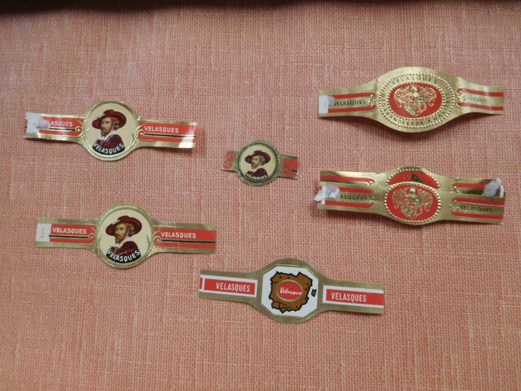 bagues de cigare fabricant Velasques, Collections, Enlèvement ou Envoi, Utilisé, Bagues de cigare