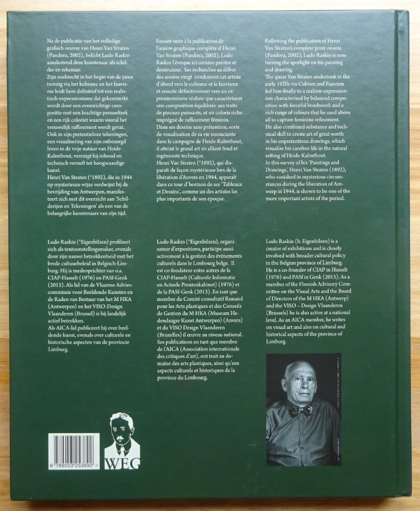 Henri Van Straten, oeuvrecatalogus van de schilderijen en te, Ophalen of Verzenden, Zo goed als nieuw, Schilder- en Tekenkunst