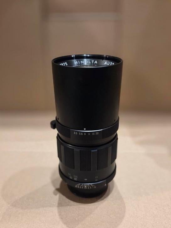 MINOLTA Auto tele Rokkor-QF 1:3.5 f=200mm, Ophalen, Zo goed als nieuw
