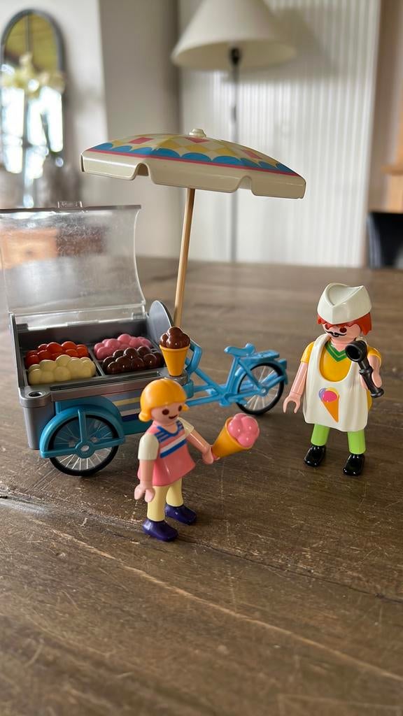Playmobil ijsverkoper, Ophalen of Verzenden, Gebruikt, Complete set