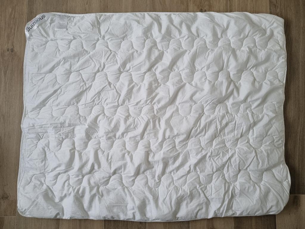 Synthetisch 4-seizoenen kinderdekbed 120 x 150cm + overtrek, Kinderen en Baby's, Ophalen, Jongetje of Meisje, Wit, Deken of Dekbed