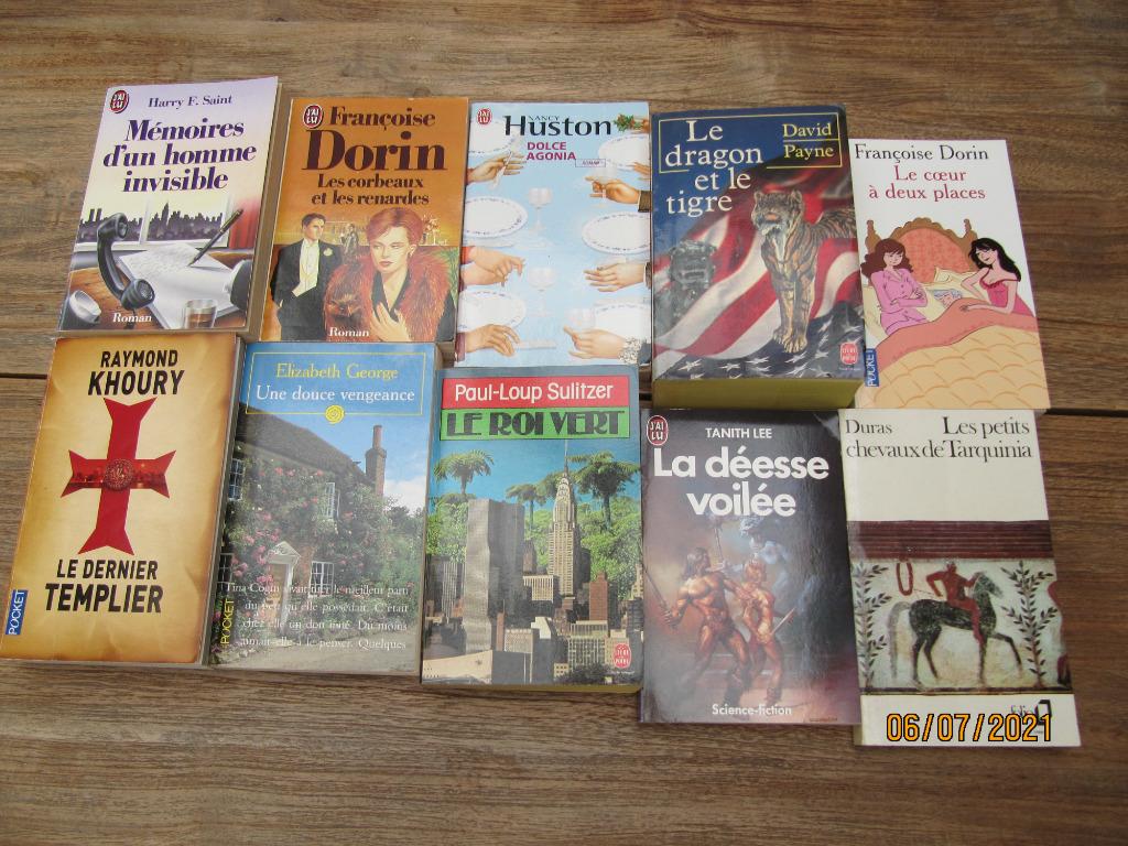 Lot de 10 romans pour 12 €, Enlèvement ou Envoi, Comme neuf