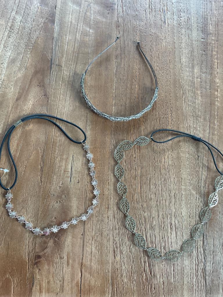 3 bandeaux pour cheveux, Enlèvement ou Envoi, Comme neuf, Épingle à cheveux