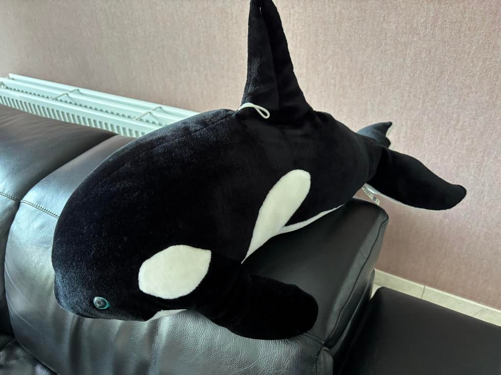 Grote pluche knuffel orka, Ophalen
