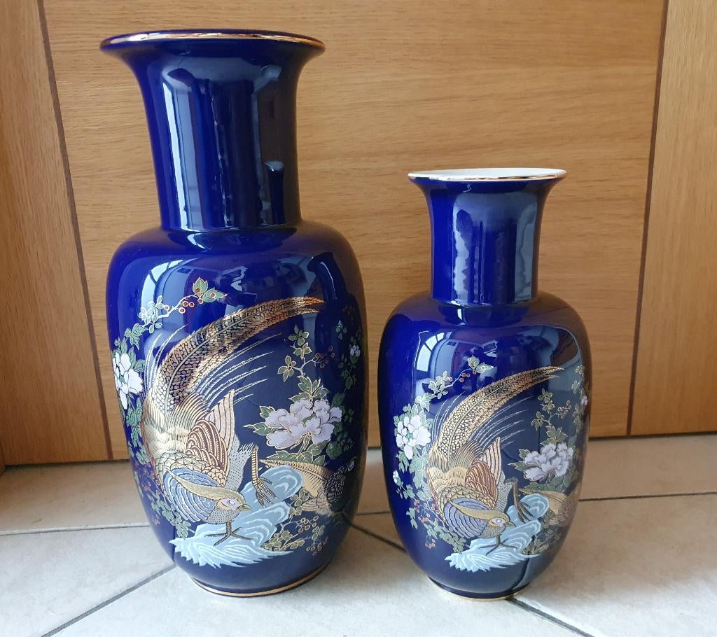 Chinese vazen, Ophalen, Zo goed als nieuw, Blauw