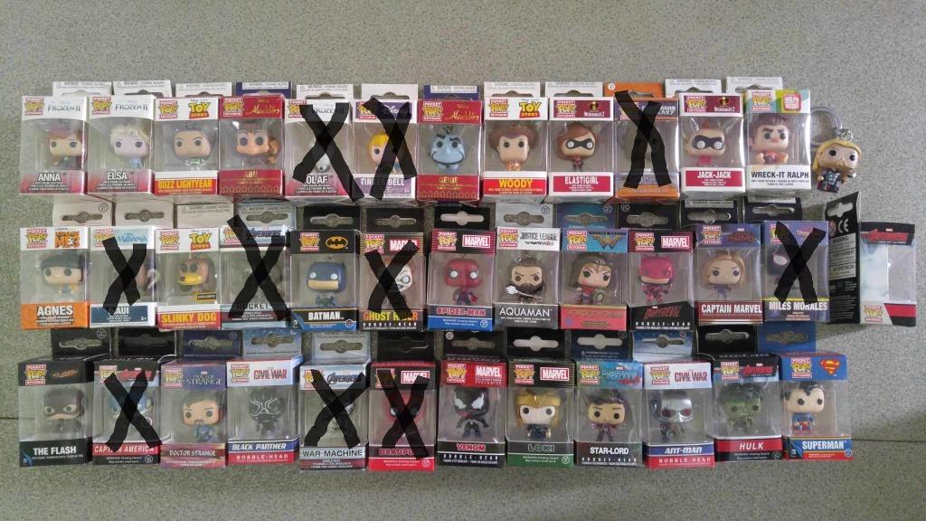 porte clé figurine funko pop, Ophalen of Verzenden