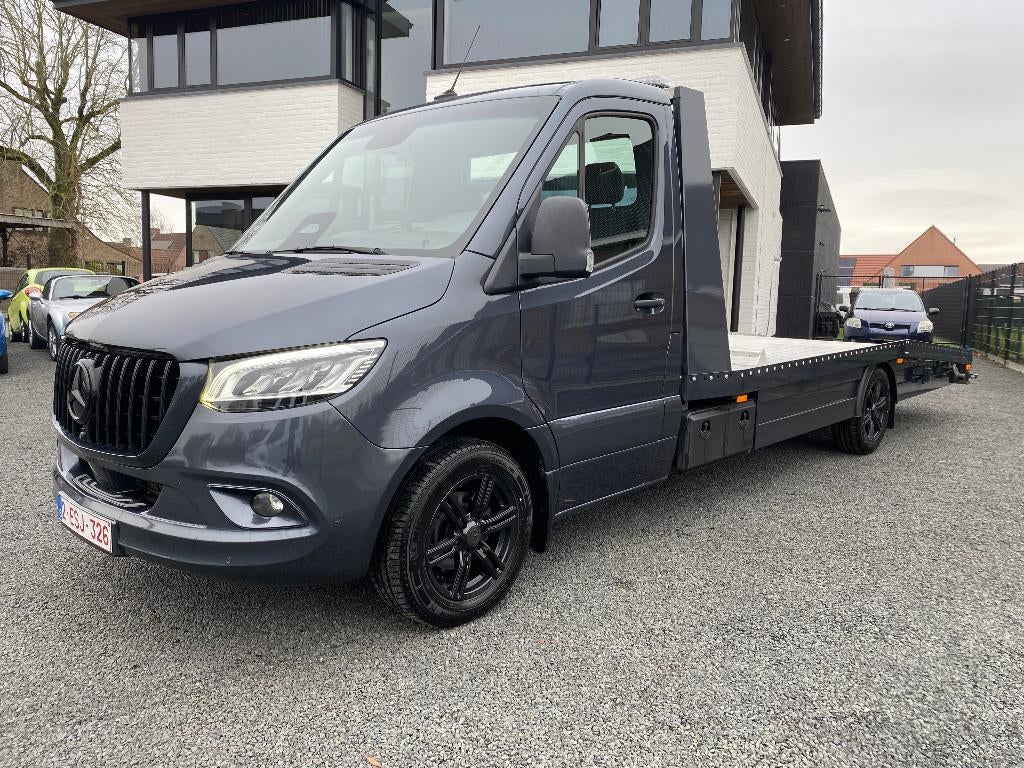mercedes sprinter autotransporter - bouwjaar 2025 - 22000km, Argent ou Gris, Achat, Euro 6, Entreprise