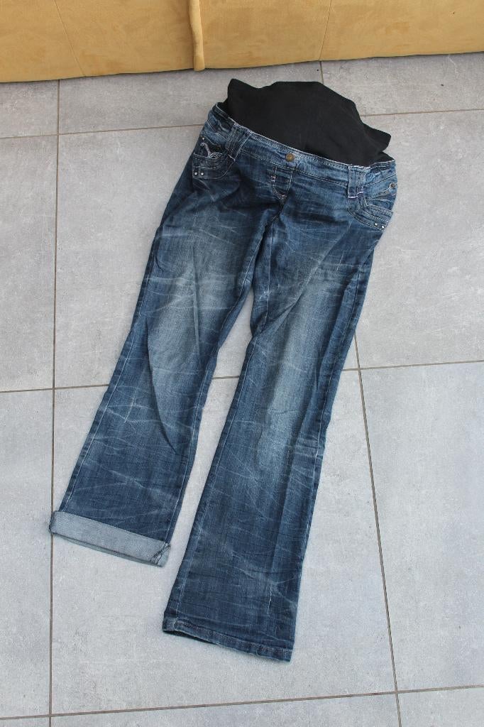 jean de grossesse (taille 42), Taille 42/44 (L), Enlèvement, Pantalon ou Jeans, Porté