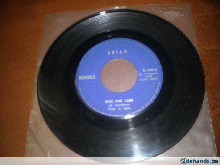 45T Brian : Give and take / And I love her (BELPOP), Ophalen