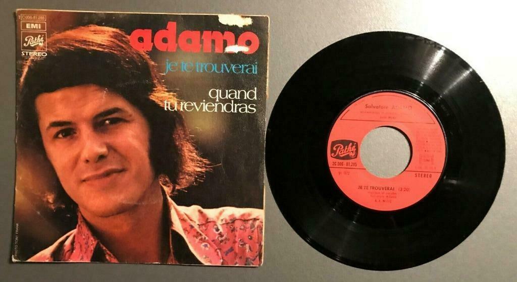 Vinyle de Salvatore Adamo, Enlèvement ou Envoi, Utilisé, Autres genres, Single