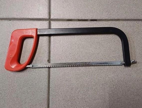 Ijzerzaag metaalzaag te koop, Doe-het-zelf en Bouw, Ophalen of Verzenden, Gebruikt