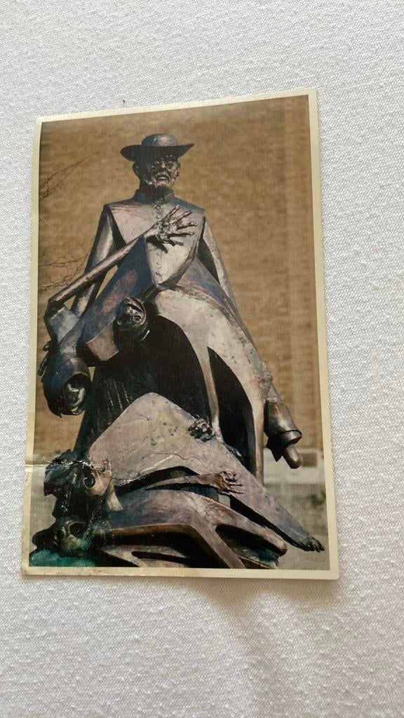 Pater Damiaan prentje, Ophalen of Verzenden, Gebruikt