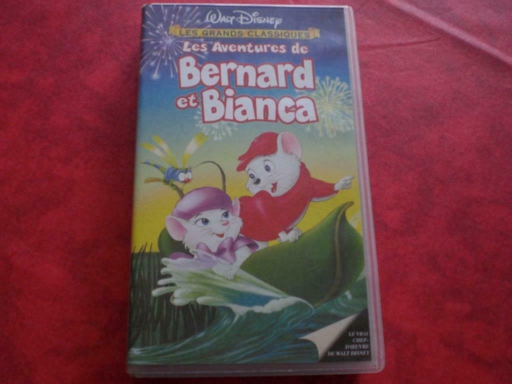 Cassette Vidéo-Les Aventures de Bernard et Bianca, Ophalen of Verzenden