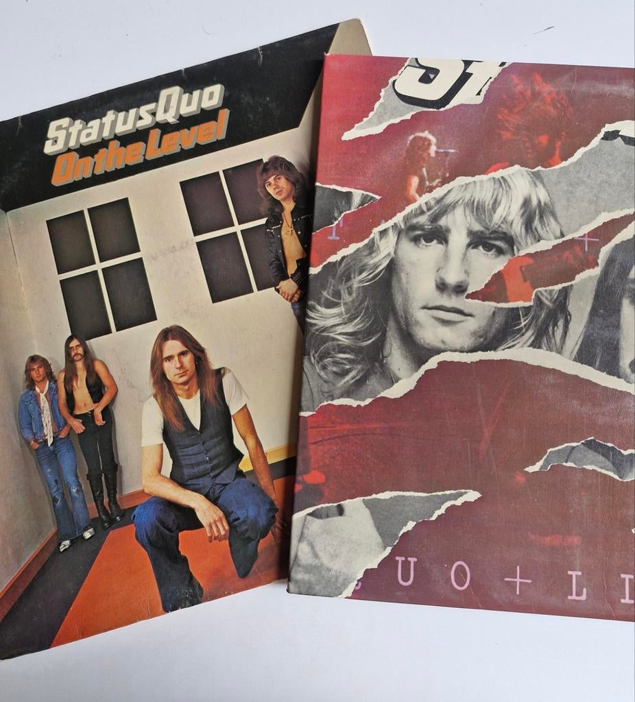 Status Quo set van 2 albums, waaronder een dubbel-LP, Ophalen