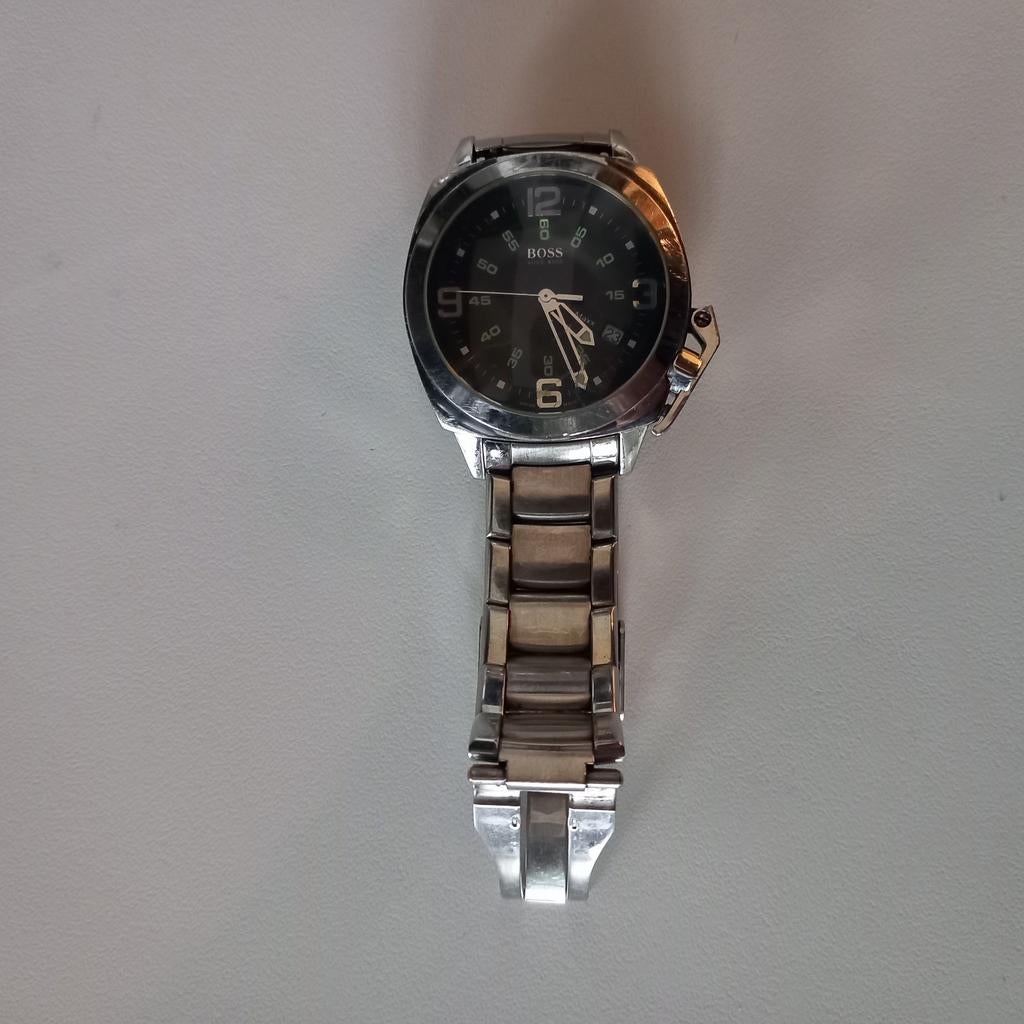 Hugo Boos Maxx vintage qwartz herenhorloge, Ophalen of Verzenden
