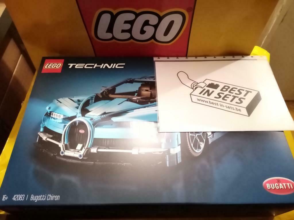 LEGO - 42083 - Bugatti Chiron, Ophalen of Verzenden, Nieuw, Complete set, Lego