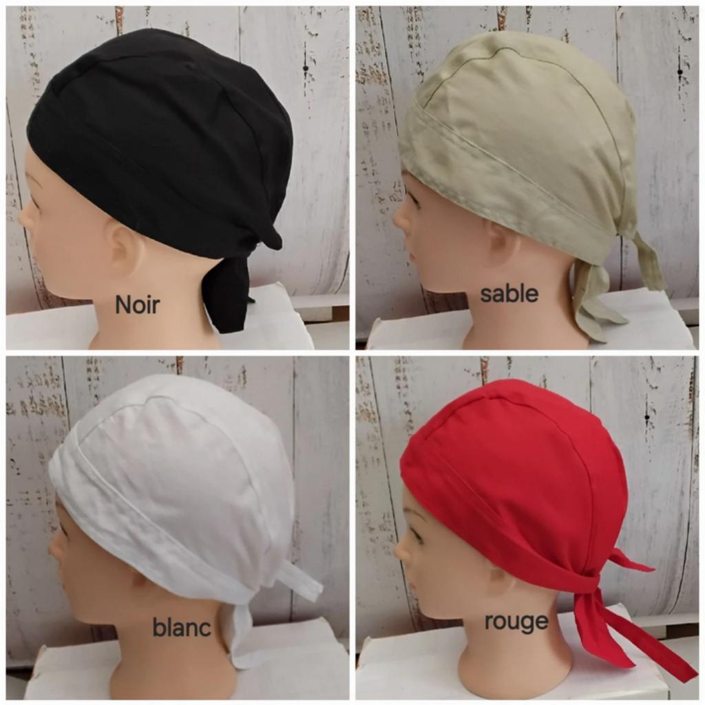 bandana ,  coton , noir , sable , blanc ou rouge, Autre, Enlèvement ou Envoi, Neuf