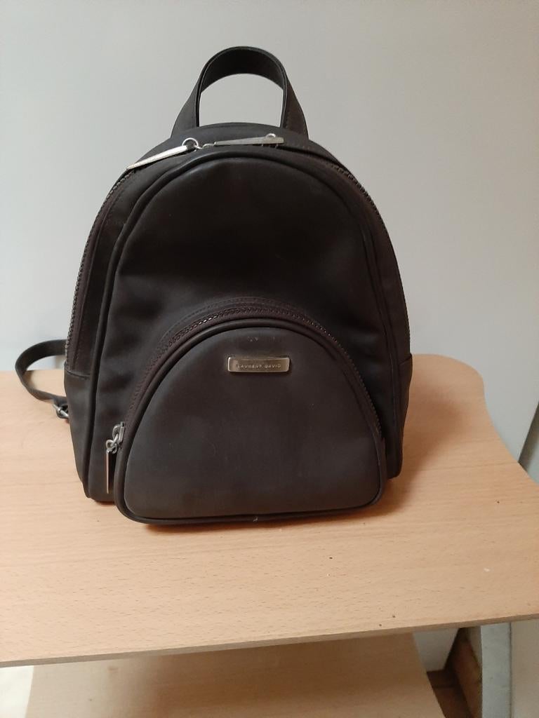 SAC À DOS "LAURENT DAVID" - MARRON FONCÉ, Enlèvement, Comme neuf