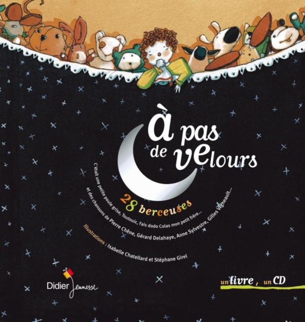 A Pas De Velours - 28 Berceuses (1 Cd Audio) - -, Enlèvement, Comme neuf, Coffret, 6 à 9 ans