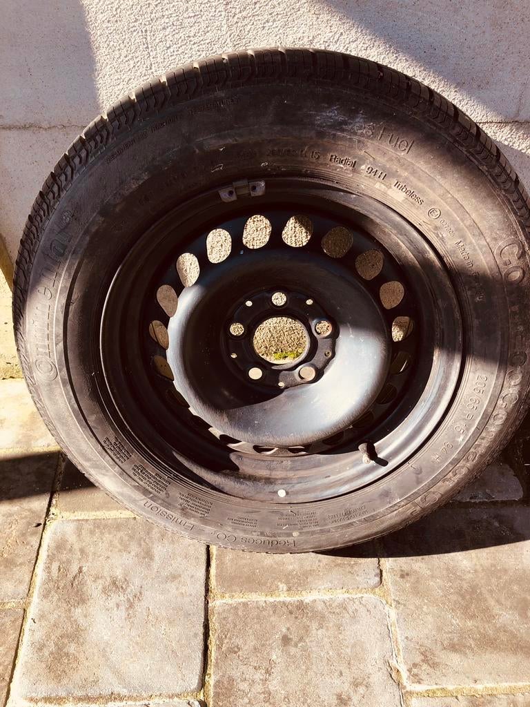 15 ich metalen velg zwart 1x   5 bout, Auto-onderdelen, Banden en Velgen, Ophalen, 15 inch