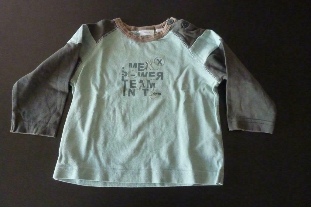 Mexx T-shirt lange mouwen jongen 74 - 9 maand, Kinderen en Baby's, Babykleding | Maat 74, Mexx, Gebruikt, Ophalen of Verzenden