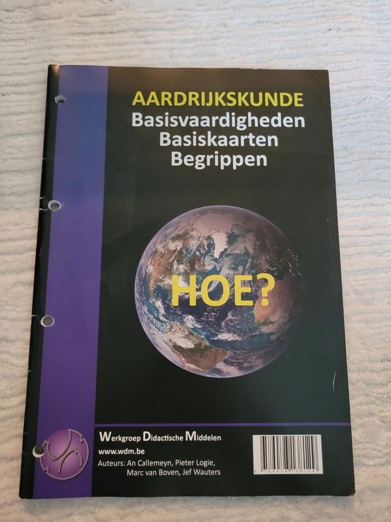 Aardrijkskunde HOE? boekje, Boeken, Ophalen, Zo goed als nieuw