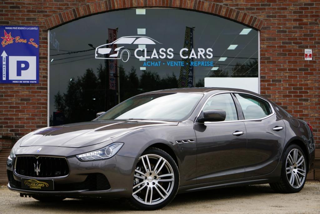 Maserati Ghibli 3.0 D BOITE AUTO NAVI CAMERA BI-XENON CLIM, Auto's, Maserati, Automaat, Euro 5, Achterwielaandrijving, Beige