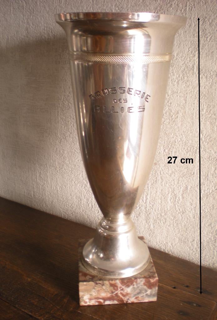 Brasserie des Alliés  Trophée  (base en marbre), Enlèvement ou Envoi, Comme neuf, Autres types