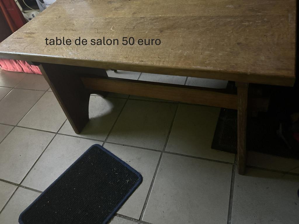 table de salon 40 euro, Caravanes & Camping, Caravanes & Camping Autre, Enlèvement, Utilisé