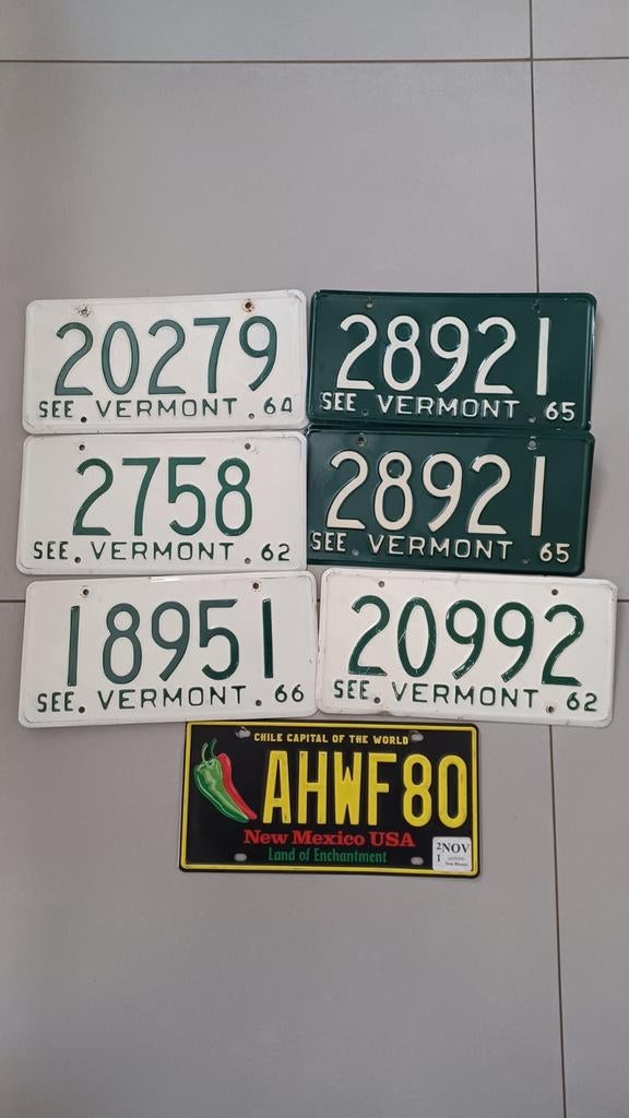 Usa nummerplaten-amerikaanse nummerplaten, Ophalen of Verzenden