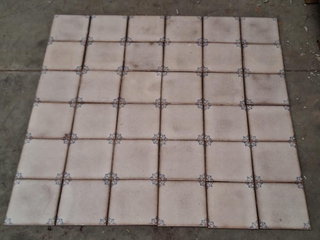 Wandtegels - vintage, Doe-het-zelf en Bouw, Tegels, Ophalen, Gebruikt, Wandtegels