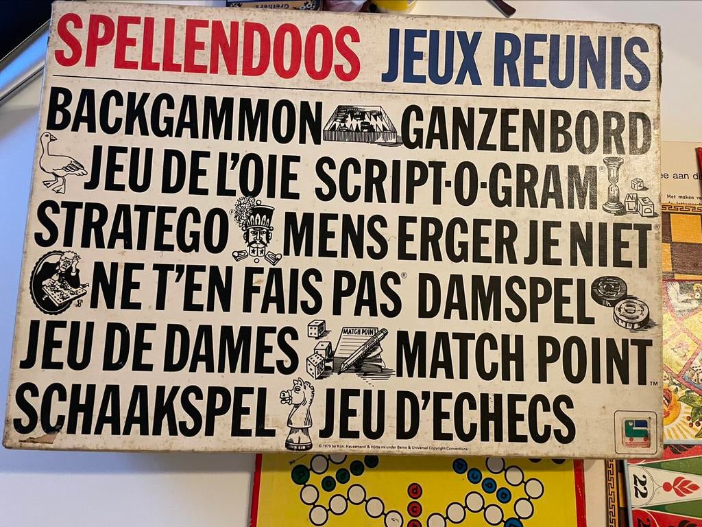 Spellendoos, Ophalen of Verzenden, Gebruikt