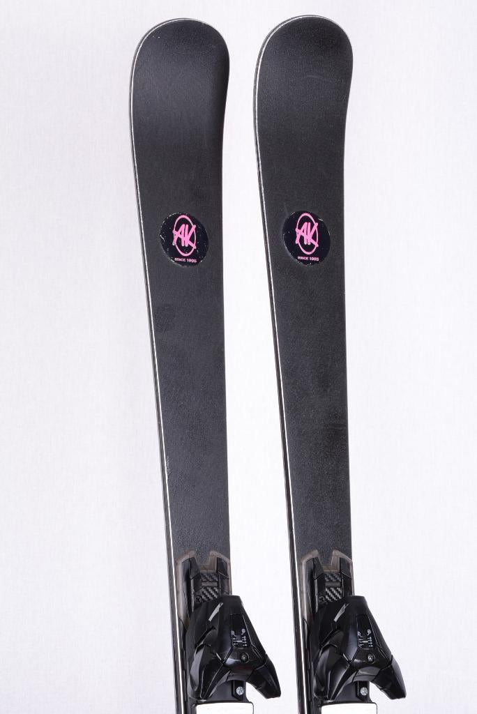 152 dames ski's AK SKI PISTE PINK, woodcore, titan, Sport en Fitness, Skiën en Langlaufen, Gebruikt, Carve, Salomon, Ophalen of Verzenden