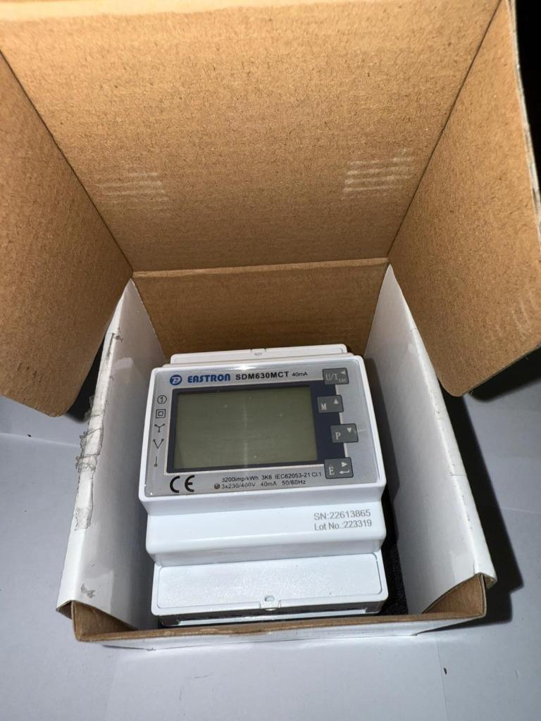 Eastron sdm630mct Compteur électrique triphasé 40mA, Bricolage & Construction, Enlèvement ou Envoi, Neuf, Autres types