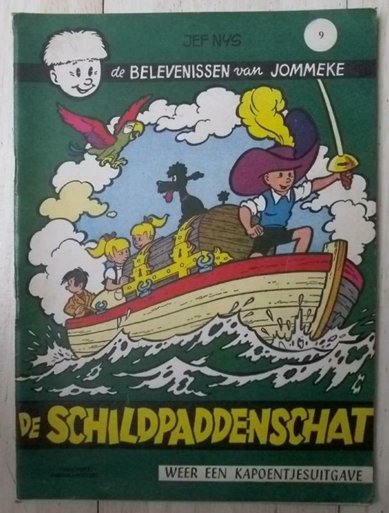 Jommeke - De schildpaddenschat (1966), Boeken, Stripverhalen, Ophalen of Verzenden