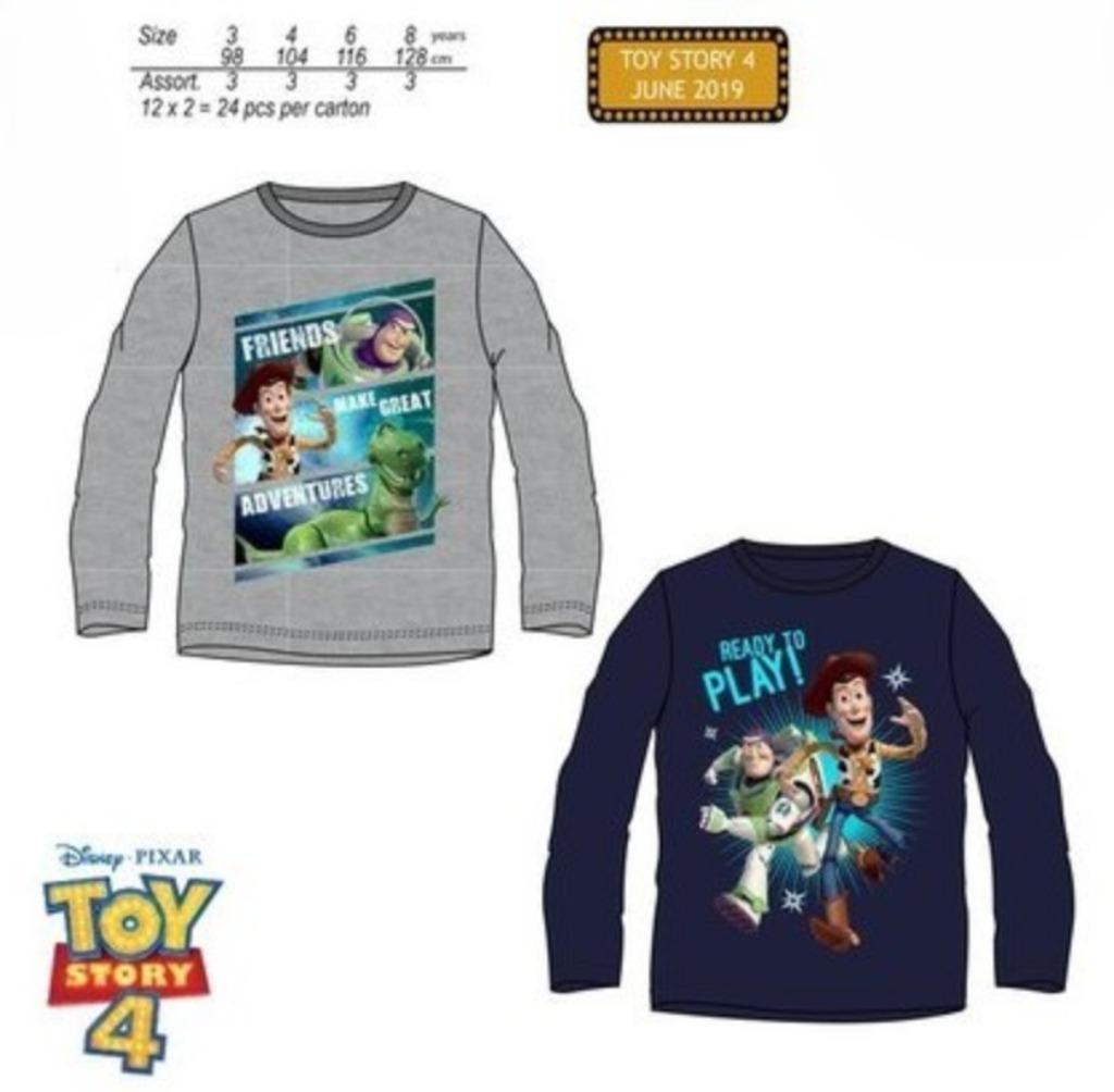 Nieuwe Disney Toy Story T-shirt met lange mouwen jongens, Kinderen en Baby's, Kinderkleding | Overige, Verzenden, Nieuw, Disney