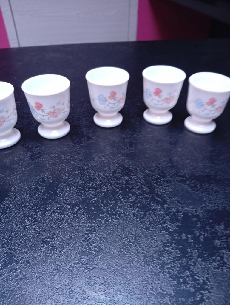 5 coquetiers arcopal Vintage, Enlèvement ou Envoi