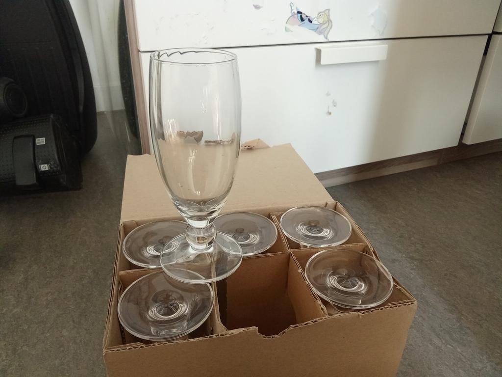 Cava glazen, Verzamelen, Glas en Drinkglazen, Ophalen of Verzenden