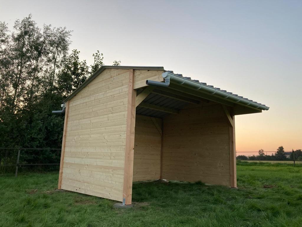Abri de prairie 3 x 4 m modèle Valentin, Pâturage