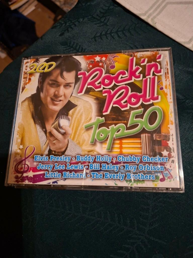2 CD : Rock'n' Roll Top 50, Cd's en Dvd's, Ophalen of Verzenden, Gebruikt, Rock-'n-Roll