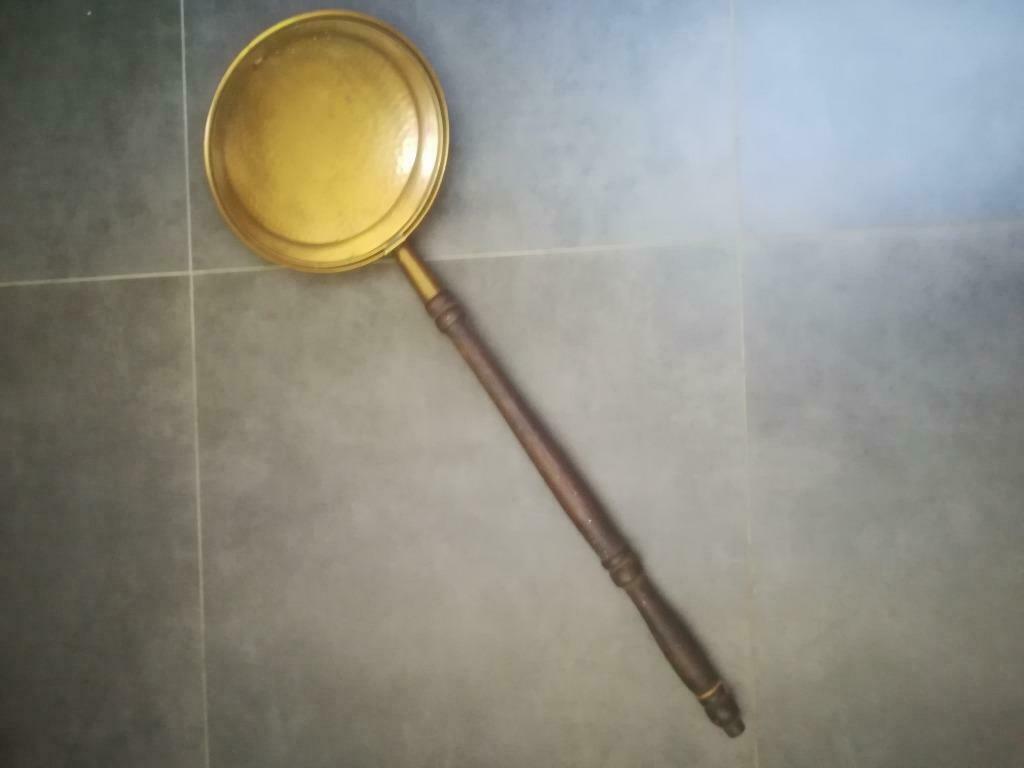 Antieke koperen beddenpan, Antiek en Kunst, Antiek | Brons en Koper, Ophalen of Verzenden, Koper
