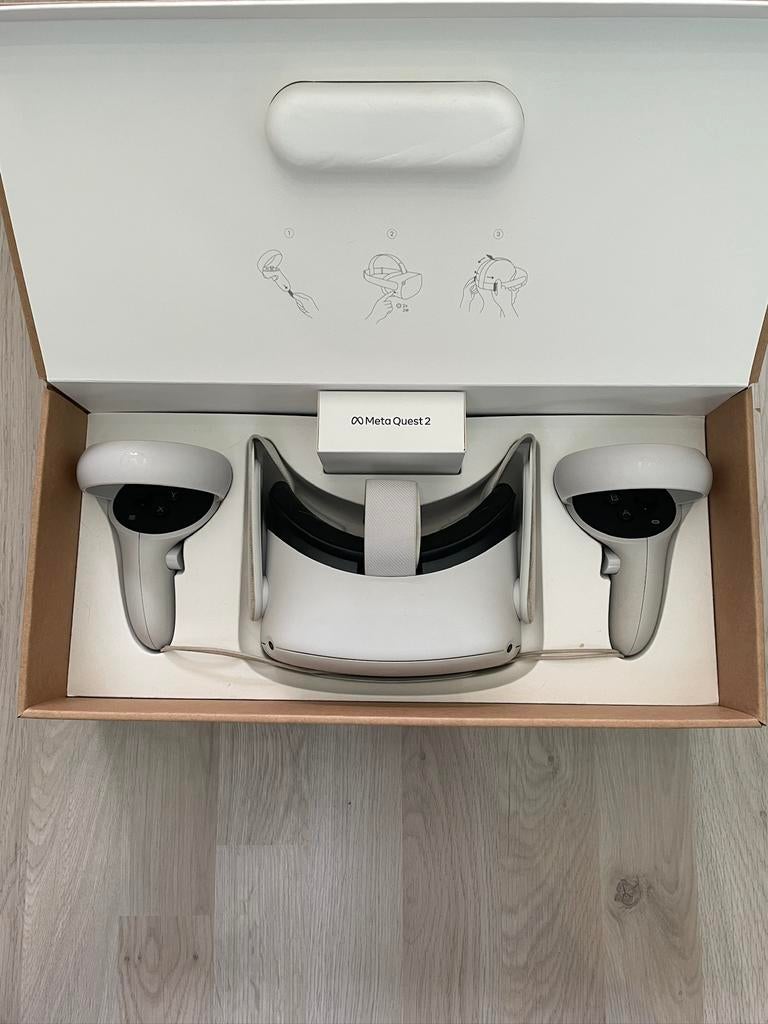 Oculus Quest 2 128GB, Games en Spelcomputers, Ophalen of Verzenden, Zo goed als nieuw, VR-bril, Overige platformen