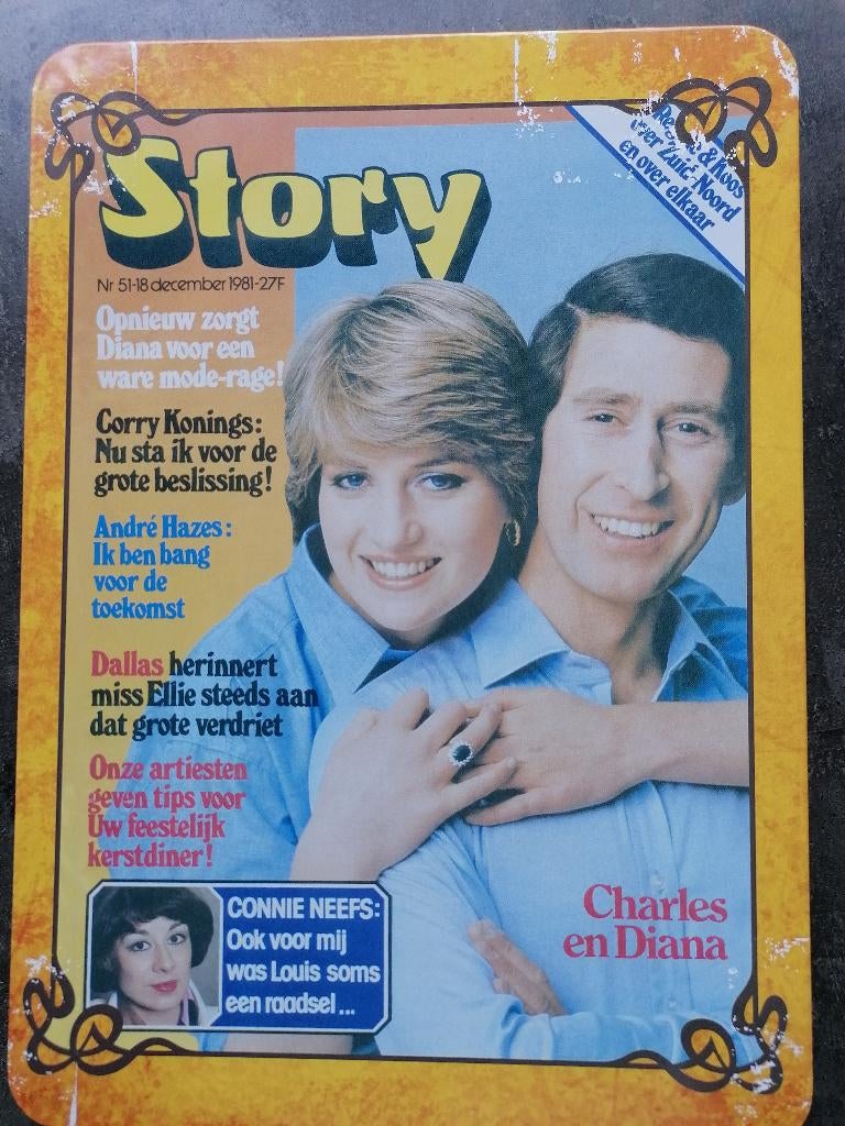 CHARLES EN DIANA :  blik doos, Ophalen of Verzenden, Zo goed als nieuw