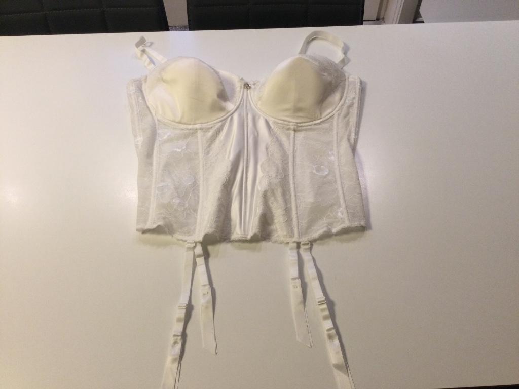 Torselet ivoor wit  Poirier 110 DD/E, Kleding | Dames, Poirier, Ophalen of Verzenden, Wit, Body of Korset
