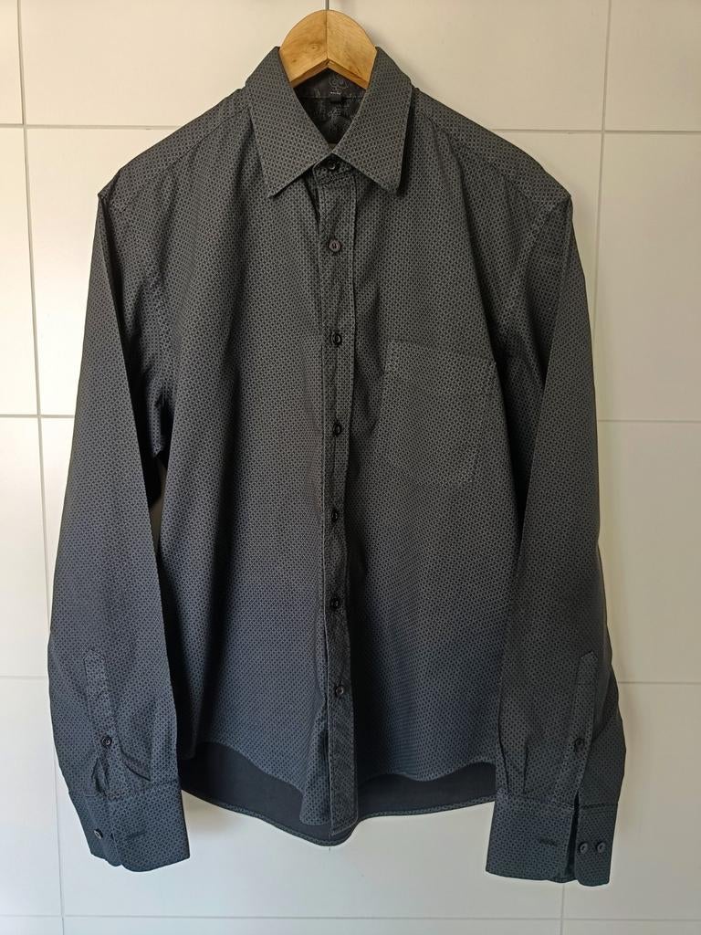 Hemd Marc Bellini (maat L), Kleding | Heren, Zwart, Marc bellini, Ophalen of Verzenden, Zo goed als nieuw