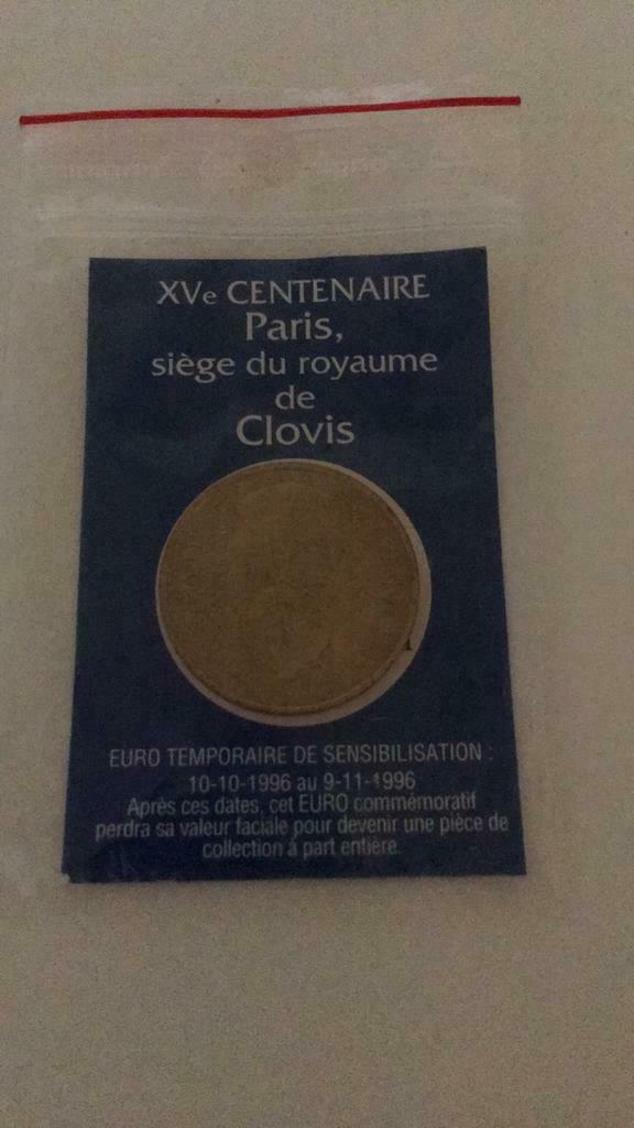 Euro de Paris Clovis/Jean-Paul II, Enlèvement ou Envoi, Bronze