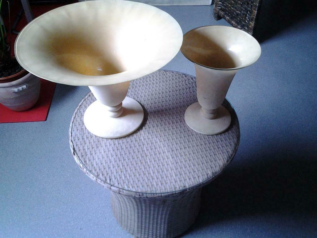 Design vazen, Huis en Inrichting, Woonaccessoires | Vazen, Ophalen, Gebruikt, Overige kleuren, Glas