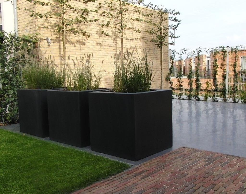 plantenbak / boombak / plantenschaal in polyester, Overige materialen, Verzenden, Vierkant, Nieuw