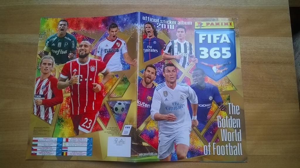 ALBUM VIDE PANINI FIFA 365 2018, Enlèvement ou Envoi, Comme neuf, Livre ou Revue